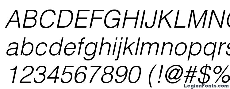 glyphs HeliosLight Italic font, сharacters HeliosLight Italic font, symbols HeliosLight Italic font, character map HeliosLight Italic font, preview HeliosLight Italic font, abc HeliosLight Italic font, HeliosLight Italic font