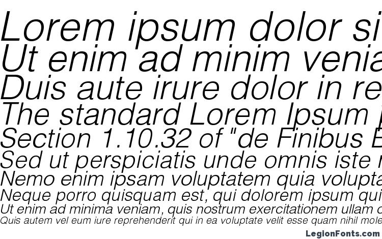 specimens HeliosLight Italic font, sample HeliosLight Italic font, an example of writing HeliosLight Italic font, review HeliosLight Italic font, preview HeliosLight Italic font, HeliosLight Italic font