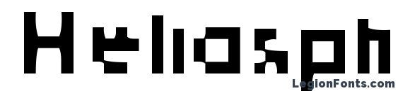 шрифт Heliosphere, бесплатный шрифт Heliosphere, предварительный просмотр шрифта Heliosphere
