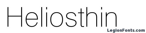 Heliosthin font, free Heliosthin font, preview Heliosthin font