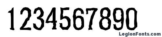 HeliumAntique Medium Regular Font, Number Fonts