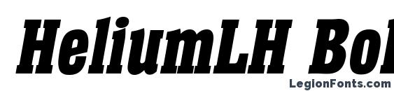 HeliumLH Bold Italic Font