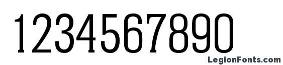HeliumSerial Regular Font, Number Fonts