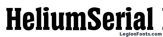 HeliumSerial Xbold Regular Font, TTF Fonts