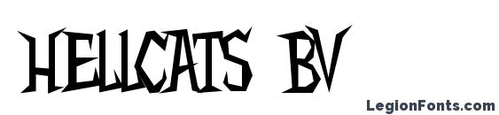 Hellcats bv font, free Hellcats bv font, preview Hellcats bv font
