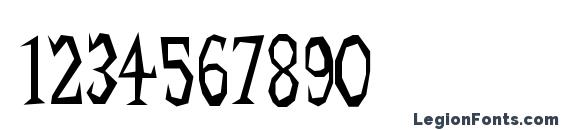 Hellcats Font, Number Fonts