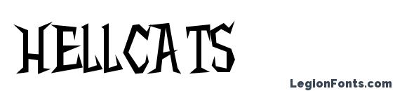 шрифт Hellcats, бесплатный шрифт Hellcats, предварительный просмотр шрифта Hellcats