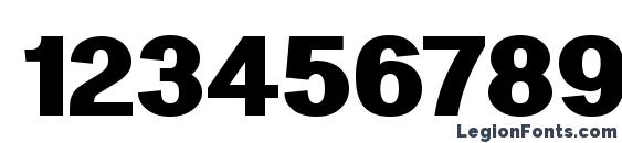 Heltar ExtraBold Font, Number Fonts