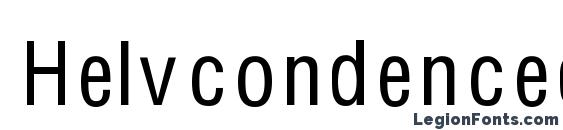 Helvcondenced regular Font, Modern Fonts