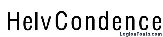 шрифт HelvCondenced, бесплатный шрифт HelvCondenced, предварительный просмотр шрифта HelvCondenced