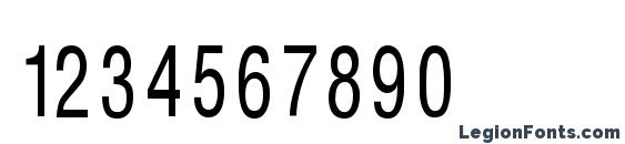 HelvCondenced80 Font, Number Fonts