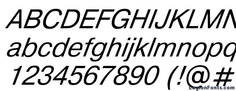 глифы шрифта HelvDL Italic, символы шрифта HelvDL Italic, символьная карта шрифта HelvDL Italic, предварительный просмотр шрифта HelvDL Italic, алфавит шрифта HelvDL Italic, шрифт HelvDL Italic
