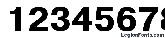 Helvdlbd Font, Number Fonts