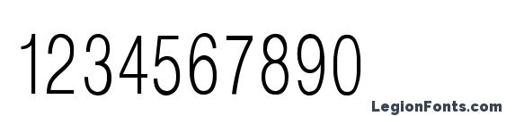 Helvetica Condenced Normal Font, Number Fonts