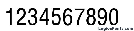 Helvetica Condensed Thin Font, Number Fonts