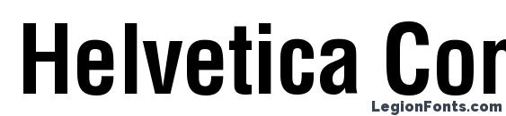 Helvetica CondensedBold Font