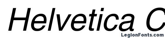 Helvetica Cyrillic Oblique Font