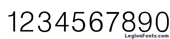 Helvetica Light Normal Font, Number Fonts