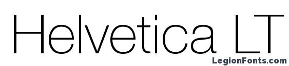 Helvetica LT 35 Thin Font