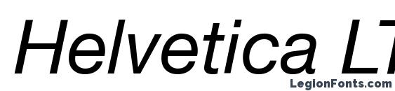 Helvetica LT 56 Italic Font