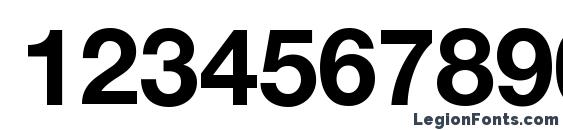 Helvetica LT 75 Bold Font, Number Fonts