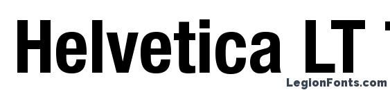 Helvetica LT 77 Bold Condensed Font
