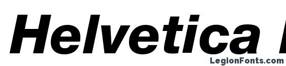 Helvetica LT 86 Heavy Italic Font