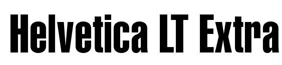 Helvetica LT Extra Compressed Font