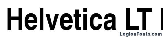 Helvetica LT Narrow Bold Font