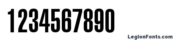 Helvetica LT Ultra Compressed Font, Number Fonts