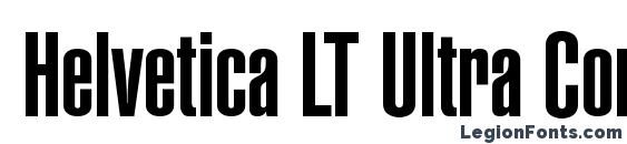 Шрифт Helvetica LT Ultra Compressed, Типографические шрифты
