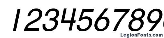 Helvetica Textbook LT Oblique Font, Number Fonts