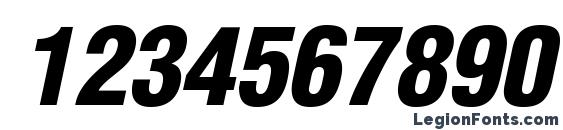 HelveticaLTStd BlkCondObl Font, Number Fonts