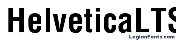 Шрифт HelveticaLTStd BoldCond