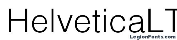 HelveticaLTStd Light Font
