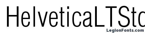 Шрифт HelveticaLTStd LightCond