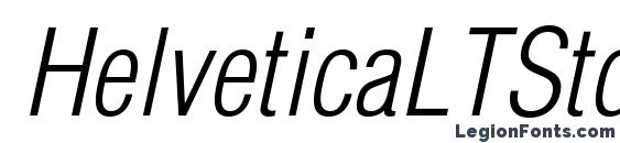 HelveticaLTStd LightCondObl Font
