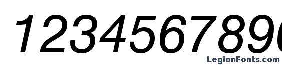 HelveticaLTStd Obl Font, Number Fonts