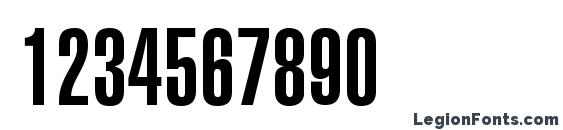 HelveticaLTStd UltraComp Font, Number Fonts