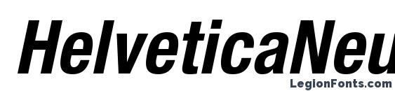 HelveticaNeueLTStd BdCnO Font