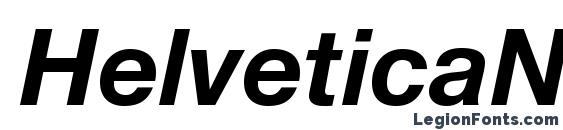 HelveticaNeueLTStd BdIt Font