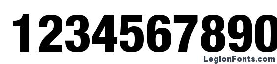 HelveticaNeueLTStd HvCn Font, Number Fonts