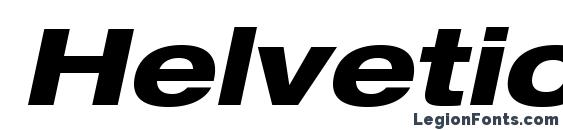 HelveticaNeueLTStd HvExO Font