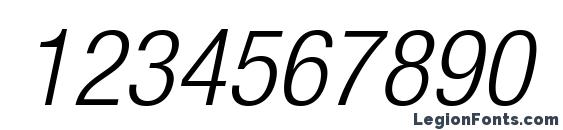 HelveticaNeueLTStd LtCnO Font, Number Fonts