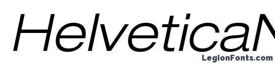 HelveticaNeueLTStd LtExO Font