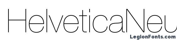 HelveticaNeueLTStd UltLt Font