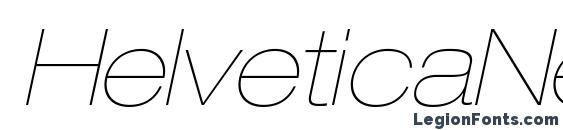 HelveticaNeueLTStd UltLtExO Font