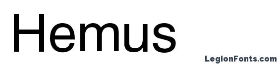 шрифт Hemus, бесплатный шрифт Hemus, предварительный просмотр шрифта Hemus