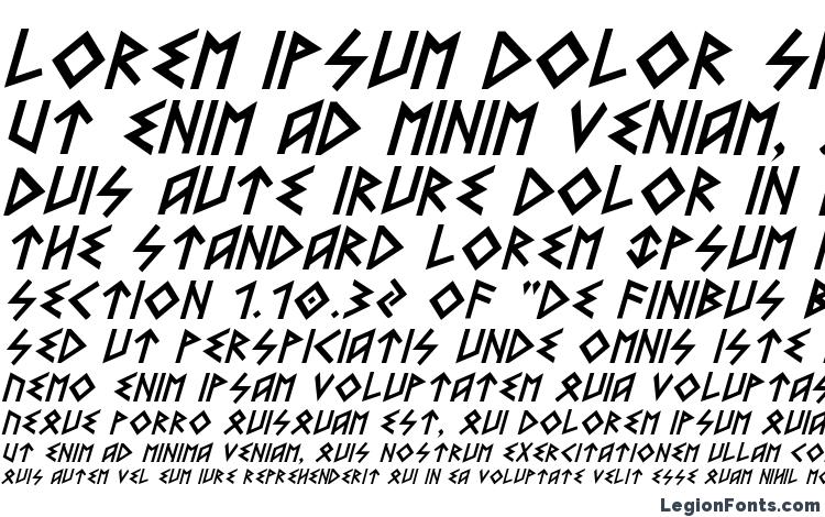 specimens Heorot Italic font, sample Heorot Italic font, an example of writing Heorot Italic font, review Heorot Italic font, preview Heorot Italic font, Heorot Italic font