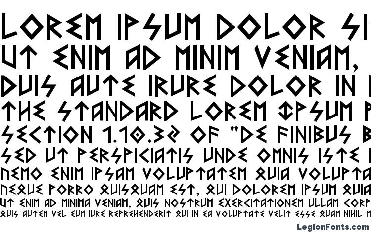 specimens Heorot font, sample Heorot font, an example of writing Heorot font, review Heorot font, preview Heorot font, Heorot font